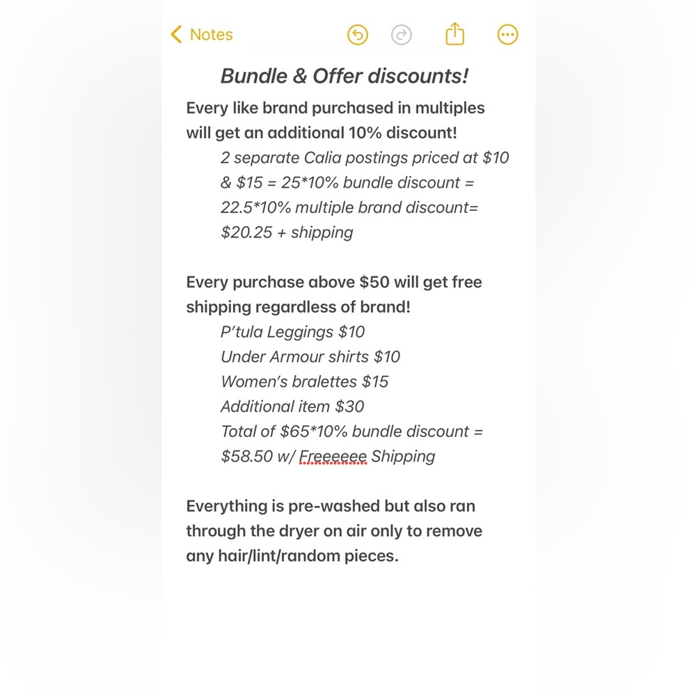 Bundle and Offer Discounts!